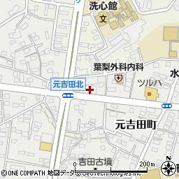 茨城県水戸市元吉田町72周辺の地図