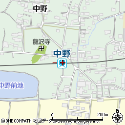 長野県上田市周辺の地図