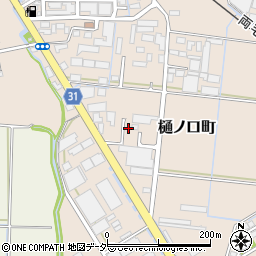 栃木県栃木市樋ノ口町96周辺の地図