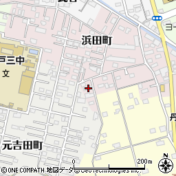 茨城県水戸市浜田町594周辺の地図