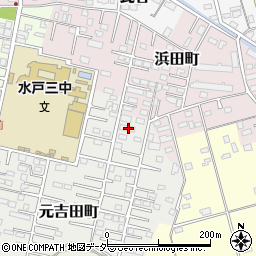 茨城県水戸市元吉田町2866-1周辺の地図