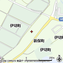 石川県加賀市新保町マ周辺の地図