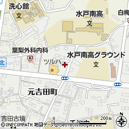 茨城県水戸市元吉田町380周辺の地図