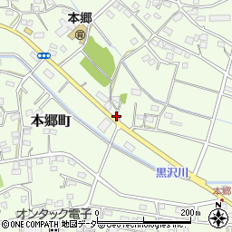 群馬県高崎市本郷町72周辺の地図