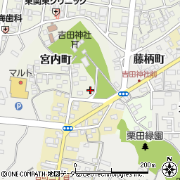 茨城県水戸市宮内町3217周辺の地図