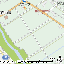 石川県白山市吉野庚周辺の地図