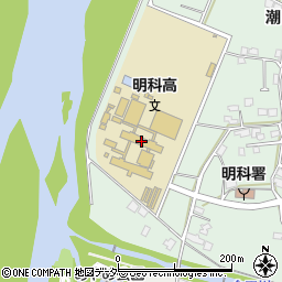 長野県立明科高等学校周辺の地図