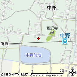 長野県上田市中野507-8周辺の地図