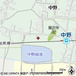 長野県上田市中野507周辺の地図