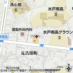 茨城県水戸市元吉田町385周辺の地図
