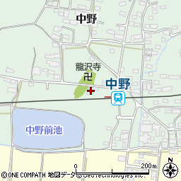 長野県上田市中野499周辺の地図