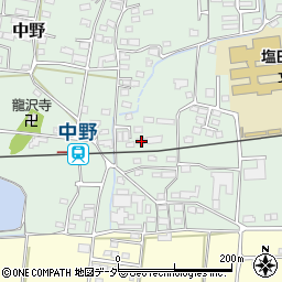 長野県上田市中野408-10周辺の地図