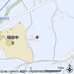 茨城県笠間市稲田2018周辺の地図