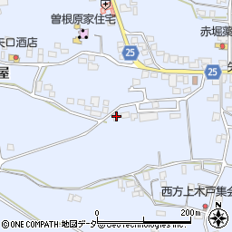 長野県安曇野市穂高有明新屋1701周辺の地図