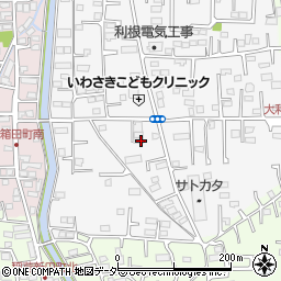 群馬県前橋市箱田町1341周辺の地図