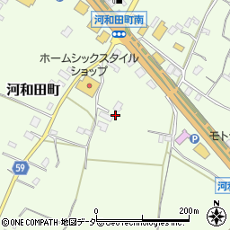 茨城県水戸市河和田町3850周辺の地図