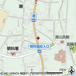 長野県安曇野市明科東川手潮471周辺の地図