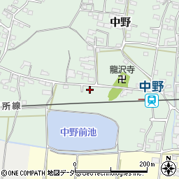 長野県上田市中野507-1周辺の地図