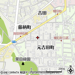 茨城県水戸市元吉田町2960周辺の地図