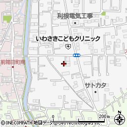 群馬県前橋市箱田町1340周辺の地図