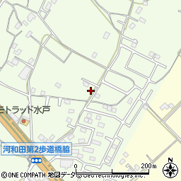 茨城県水戸市河和田町287周辺の地図