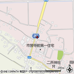茨城県桜川市西小塙820-1周辺の地図