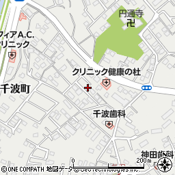 茨城県水戸市千波町1254-7周辺の地図