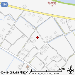 茨城県水戸市圷大野185周辺の地図