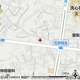 茨城県水戸市元吉田町52周辺の地図