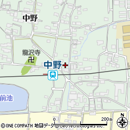 長野県上田市中野546-1周辺の地図