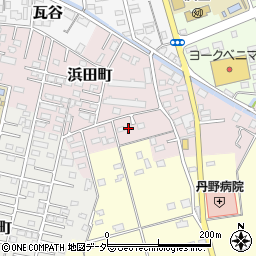 茨城県水戸市浜田町597周辺の地図