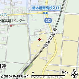 栃木県栃木市大平町土与376周辺の地図