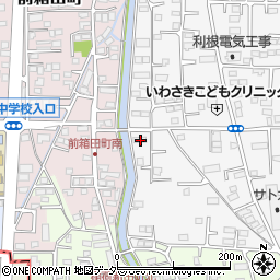 群馬県前橋市箱田町1330周辺の地図