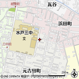 茨城県水戸市元吉田町2870周辺の地図