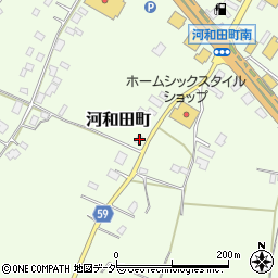 茨城県水戸市河和田町3730周辺の地図