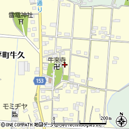 栃木県栃木市大平町牛久325周辺の地図