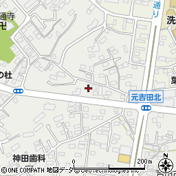 茨城県水戸市元吉田町41-4周辺の地図