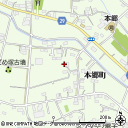群馬県高崎市本郷町1041周辺の地図