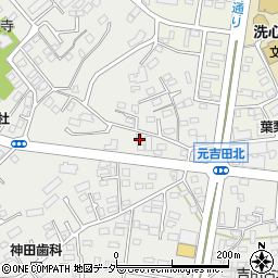 茨城県水戸市元吉田町41-3周辺の地図