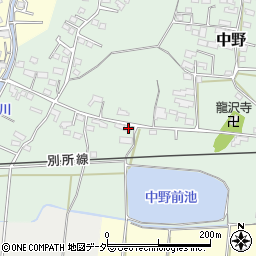 長野県上田市中野906周辺の地図