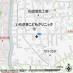 群馬県前橋市箱田町1345周辺の地図