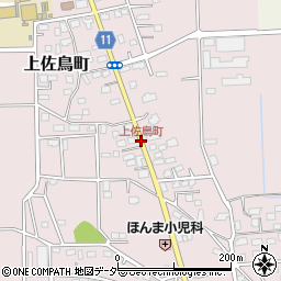 上佐鳥町周辺の地図