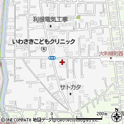 群馬県前橋市箱田町1249周辺の地図