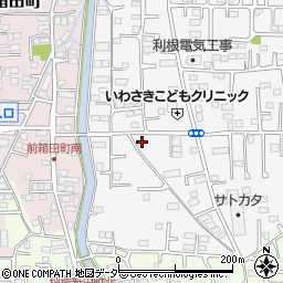 群馬県前橋市箱田町1358-1周辺の地図