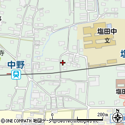 長野県上田市中野410-17周辺の地図