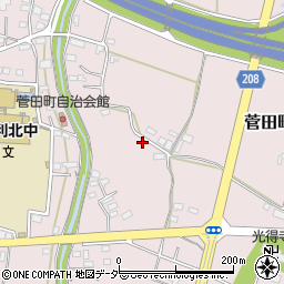 栃木県足利市菅田町364周辺の地図