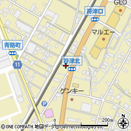 石川県小松市符津町レ周辺の地図