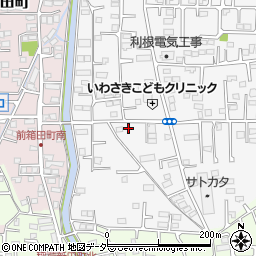 群馬県前橋市箱田町1356周辺の地図