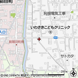 群馬県前橋市箱田町1358周辺の地図