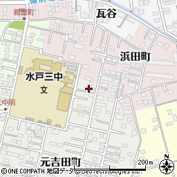 茨城県水戸市元吉田町2871周辺の地図